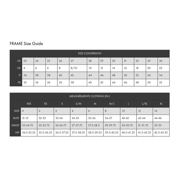 New FRAME Le Original Front-Cuff Cropped WHITE HIGH RISE STRAIGHT Fit Jeans Sz31 - Picture 7 of 12